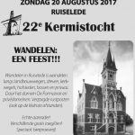 Busreis naar de "22e Kermistocht" op 20/08/2017 in Ruiselede